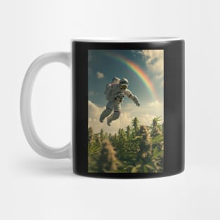 Astronaut In A Weed Garden #2 Mug